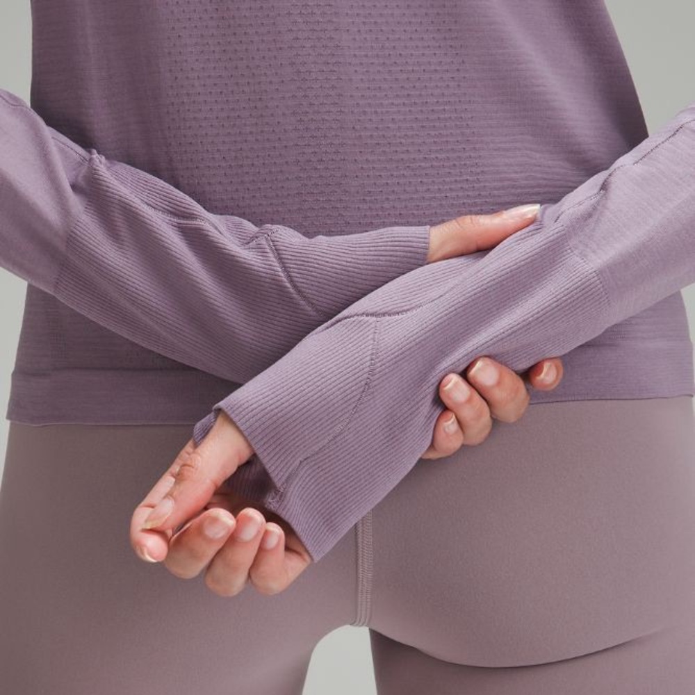 Lululemon “Swiftly Tech Long Sleeve Hip Length”